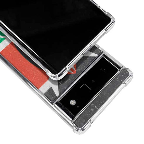 Kenya Flag Distressed Google Pixel 6 Clear Case